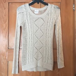 Pink Rose light tan sweater